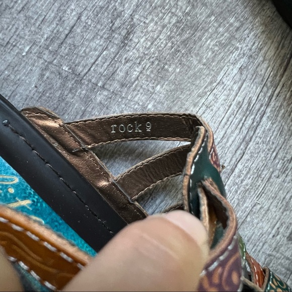 Elite by Conkys Sandals Mules Multicolor Size 9 - Picture 11 of 11